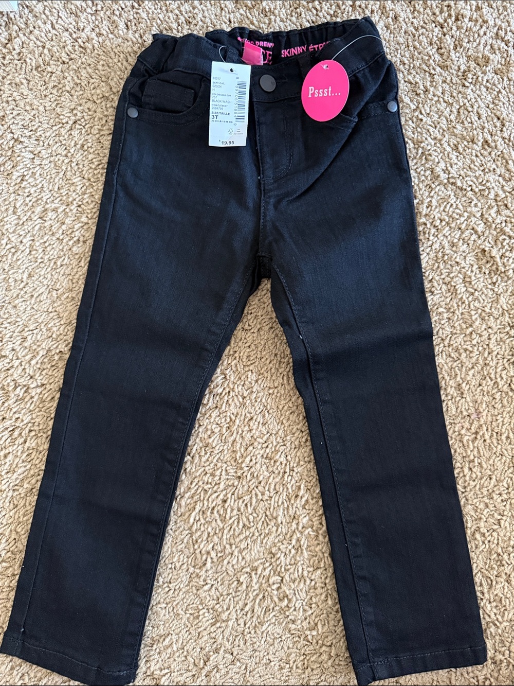 The Children's Place Black Skinny Jeans for Kids